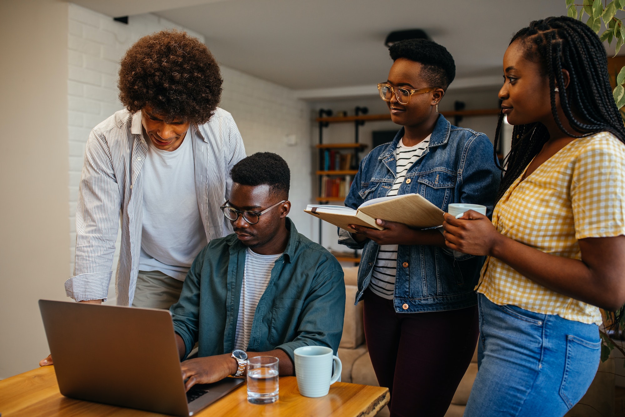 Young creative business people meeting at office.